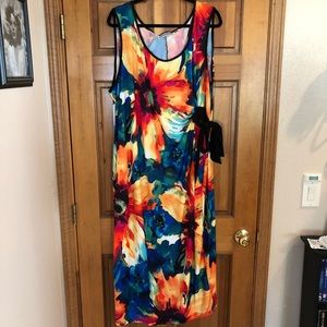 Avenue Floral Maxi Dress with Side Tie